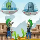 Aliens Burning Zombies