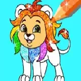 Coloring Book: Lion