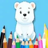 Coloring Book: Polar Bear