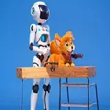 Coloring Book: Robot And Dog
