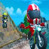 Crazy 2 Player Moto Racing