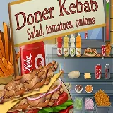 Doner Kebab : Salad Tomatoes Onions