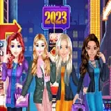 Fashion Girl New Year Eve