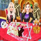 Girls Halloween Food Cooking