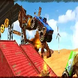 Monster Truck Impossible Track Plane Simulator