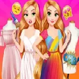 Princesses Outfit Coloring