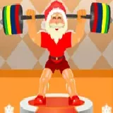 Santa Claus Weightlifter