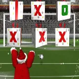 Santa kick Tac Toe