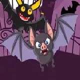 Scary Midnight Hidden Bats